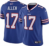 Nike Bills 17 Josh Allen Royal 100th Season Vapor Untouchable Limited Jersey,baseball caps,new era cap wholesale,wholesale hats